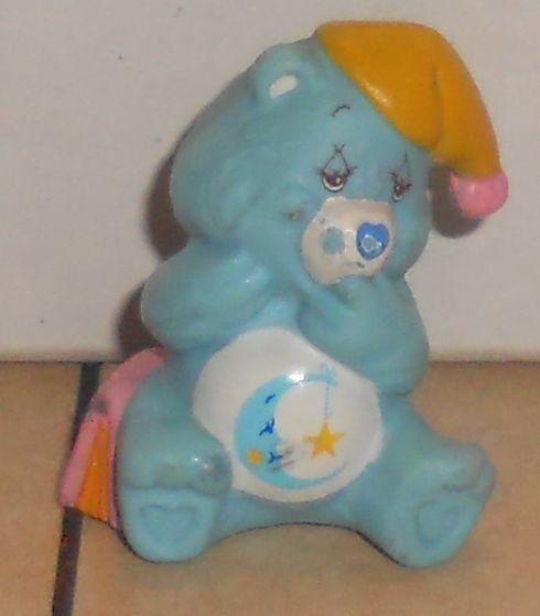 1984 Kenner Care Bears Bedtime Bear Mini Pvc Figure Vintage 80's #3 - $13.37