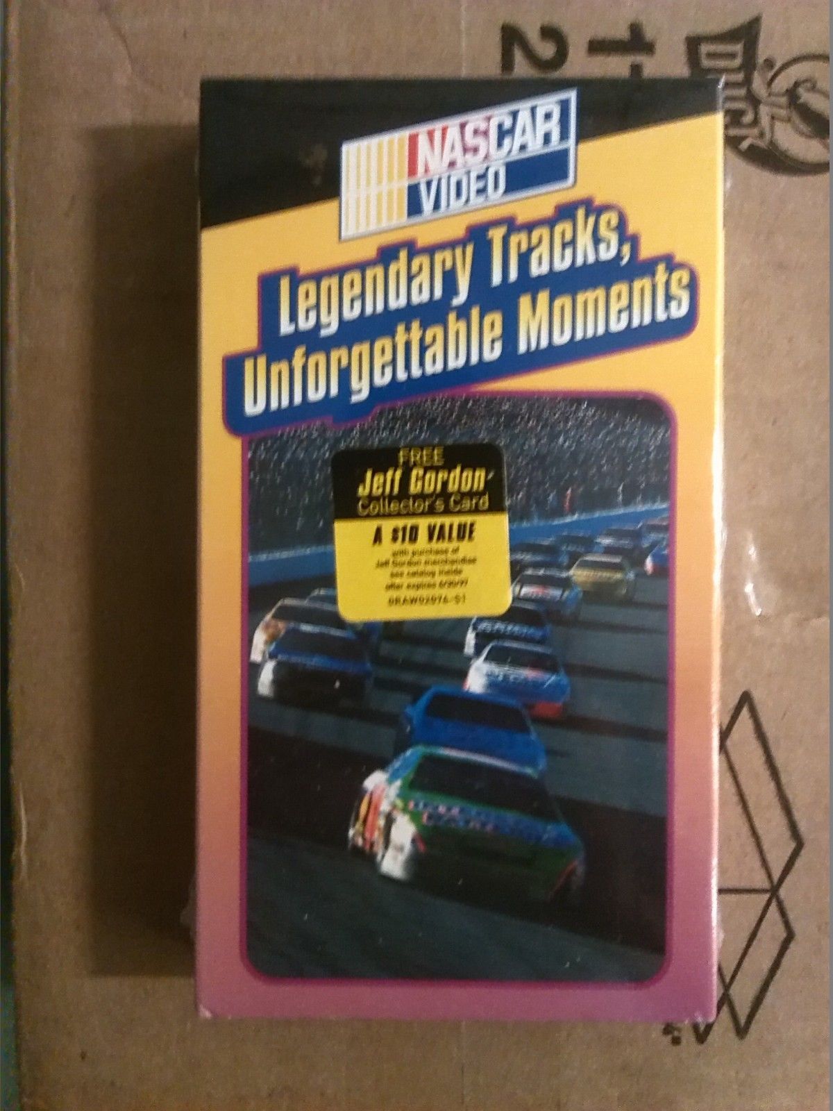 Nascar Video legendary Tracks Unforgettable Moments VHS Tape Rare OOP 