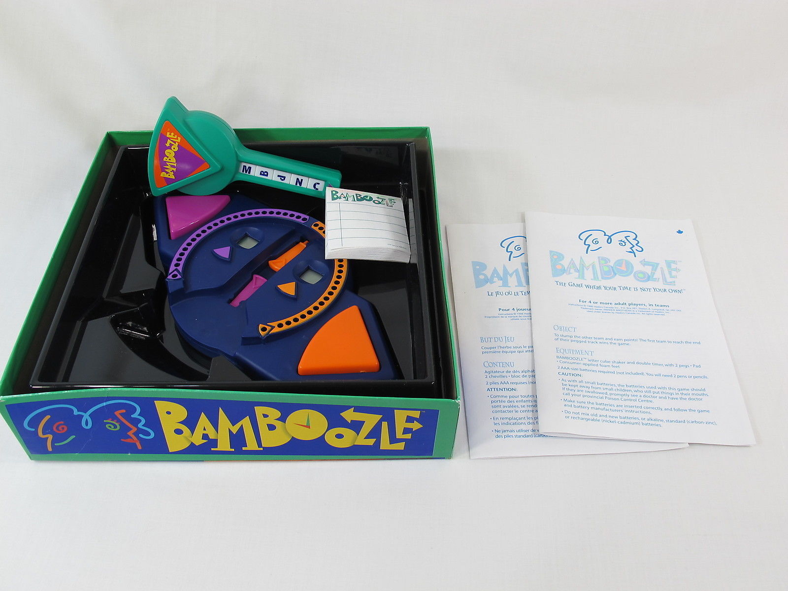 Bamboozle 1997 Board Game Parker Brothers 100 Complete Excellent