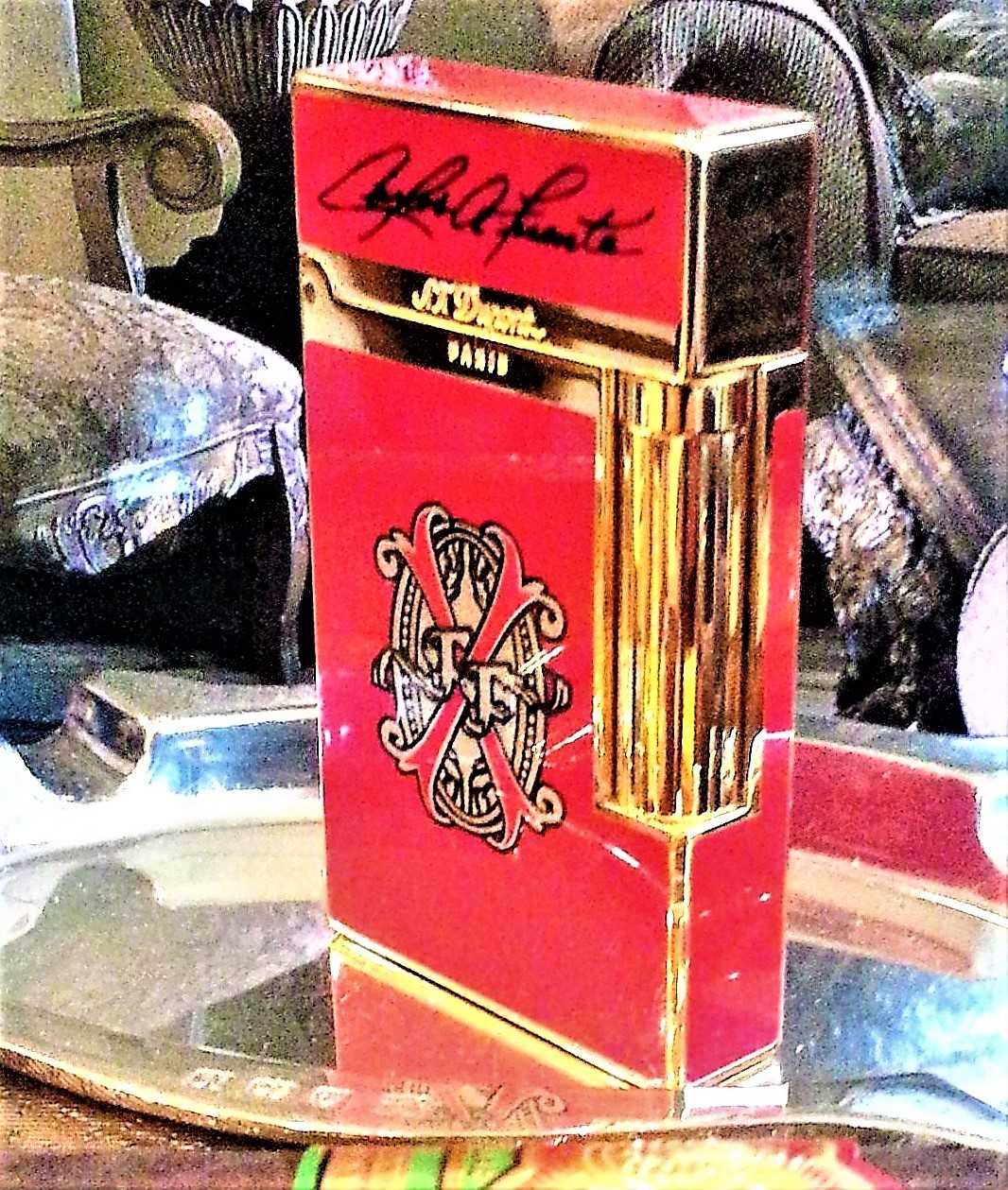 S.T. Dupont LighterLimited EditionOpus ( X ) Red MINT CONDITION