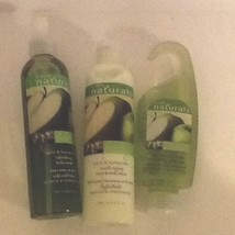 Avon Naturals Bath Set Apple & Honeysuckle Body Spray Shower Gel Body Lotion - $23.40