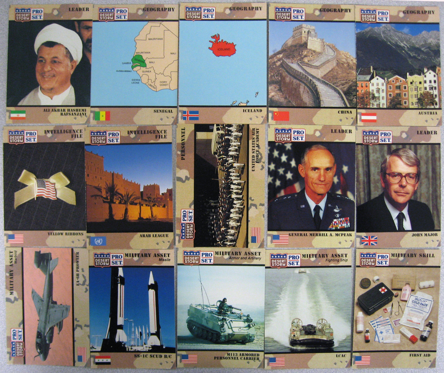 Pro Set Desert Storm Trading Card (1990s): 3 listings