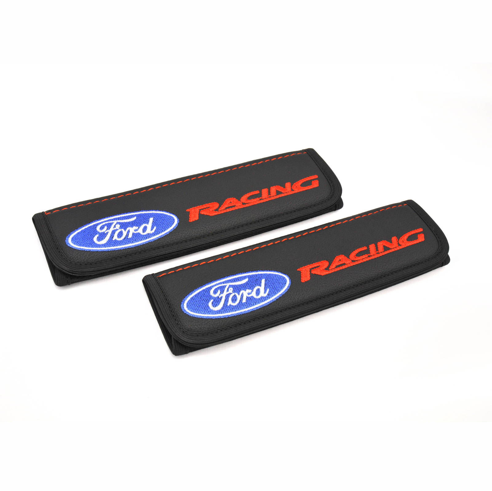 Ford Racing Seat Belt Covers Leather And 16 Similar Items Ford Racing Accessories Interior Seat Belt Covers Pads 0