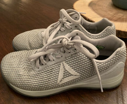 Reebok Womens Crossfit Nano 8 Flexweave CN1046 Grey Black Running Shoes Size 8 - $44.54