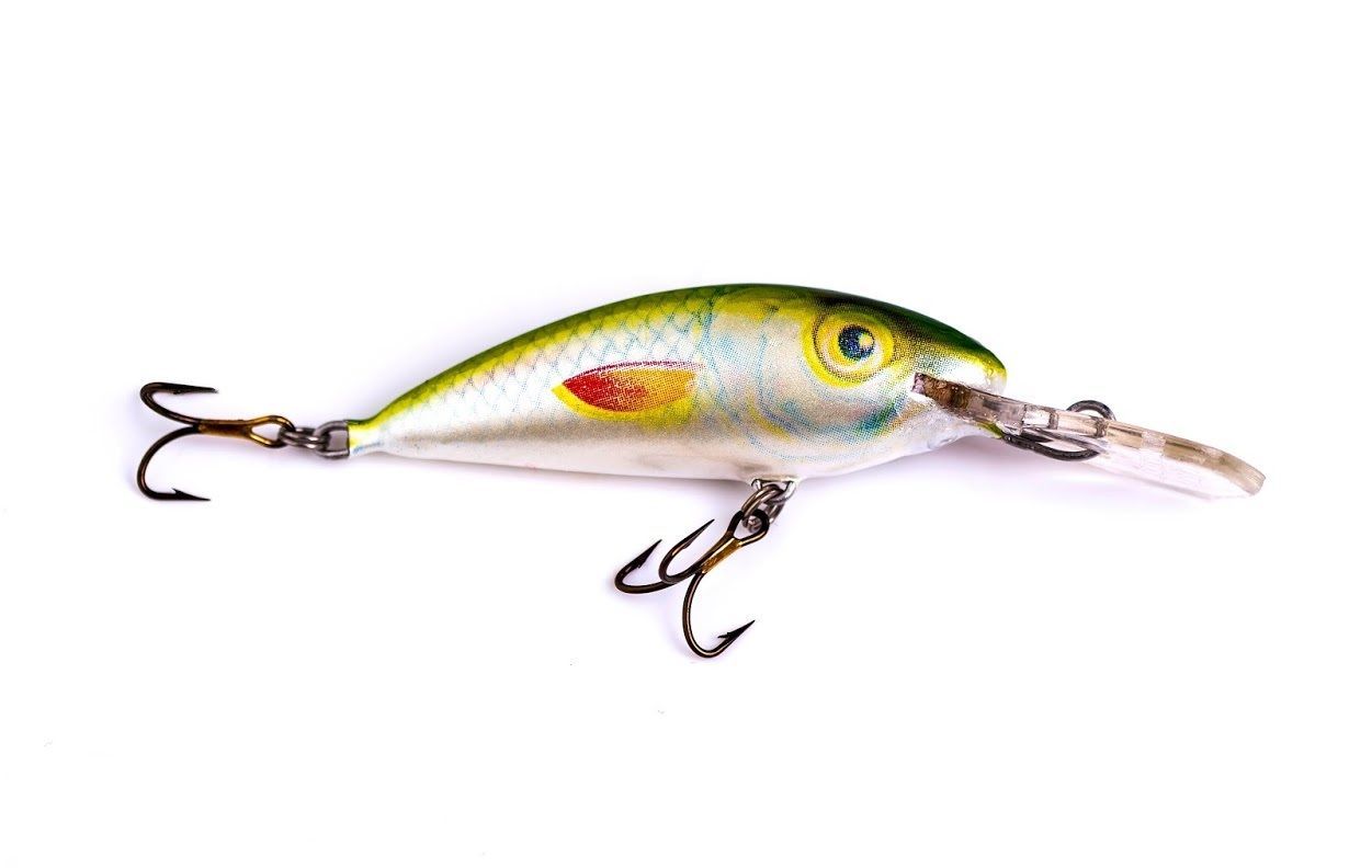 4 pcs Ugly Duckling Fishing Lures, Hand Painted Balsa Wood 2