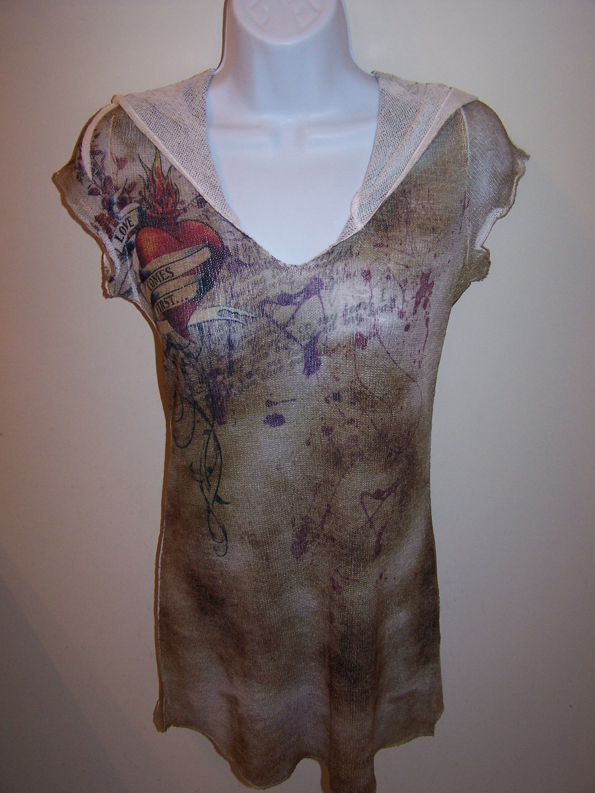 short sleeve with hood