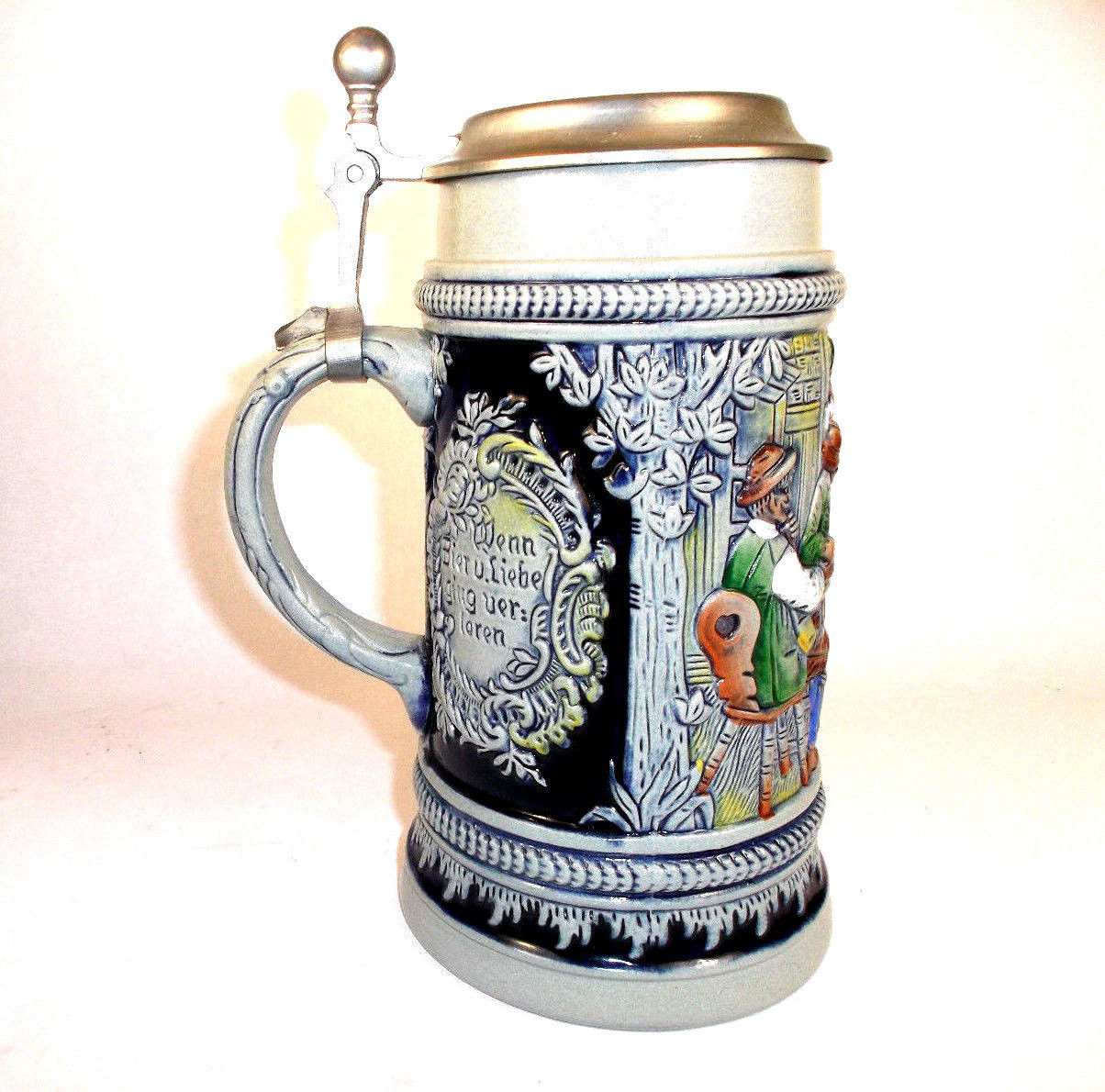 Original King Beer Stein Vintage Drinking Stein Beer Mug [West Germany