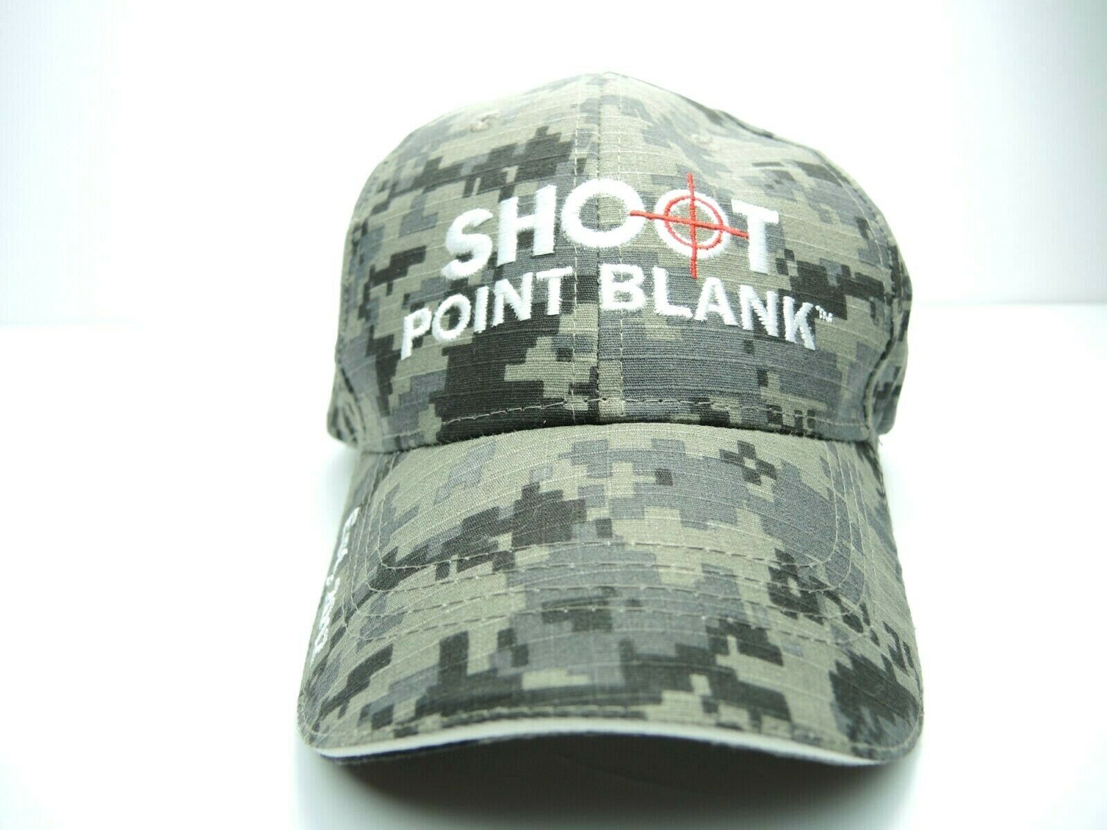 Shoot Point Blank Camo Shooting Range Adjustable Strapback Hat Cap Hats