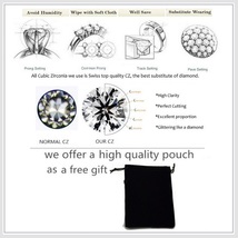 Brilliant Sparkle Crystal CZ Crown Set Pave Encrusted Jeweled Betrothal Ring  image 8