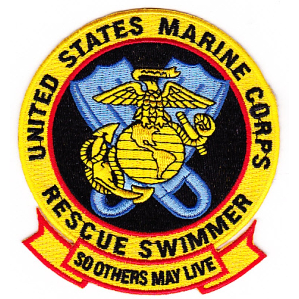 USMC Rescue Swimmer SO OTHERS MAY LIVE COLOR Patch Marine Corps