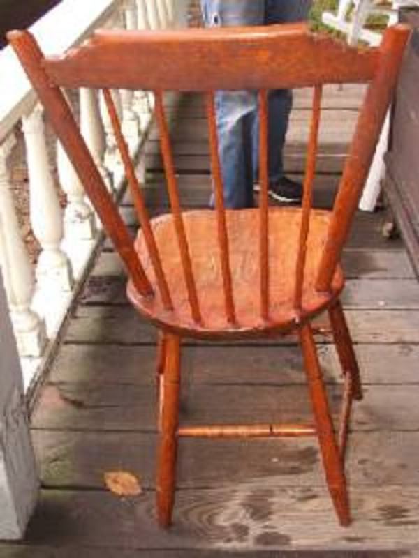 Antique 1870s Pine Side Chair With Step Down And 50 Similar Items