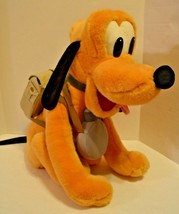Disney World Safari Pluto Stuffed Plush Oversized 19&quot; Backpack Canteen - $29.69