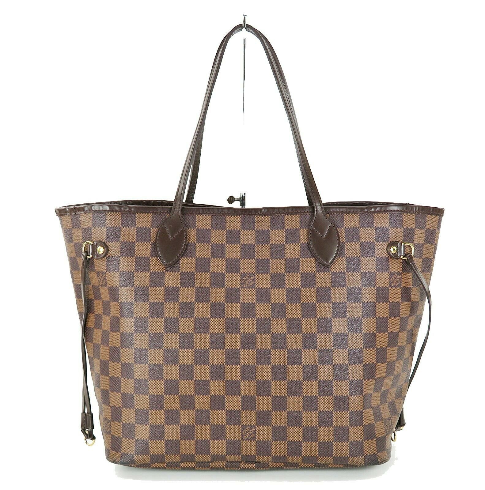 Authentic LOUIS VUITTON Neverfull MM Damier Ebene Tote Bag Purse #34370 - Women&#39;s Bags & Handbags