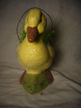 Handmade Yellow Easter Duck by Christopher James in Paper Mache image 3