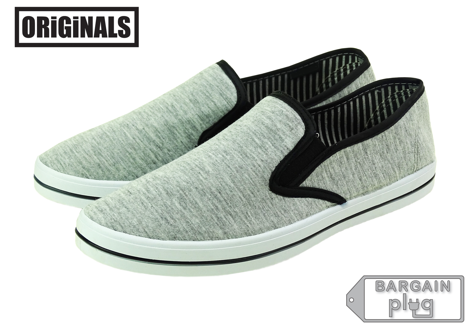 Mens Canvas Shoes Slip Ons Originals Brand Colors Kicks Footwear