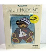 Wonder Art Sailor Bear Latch Hook Kit 20x27&quot; Caron Craft #4303 NEW Seale... - $29.69