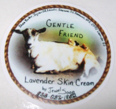 Lavender GENTLE FRIEND moisturizing skin cream, natural face cream, body... - £5.73 GBP+