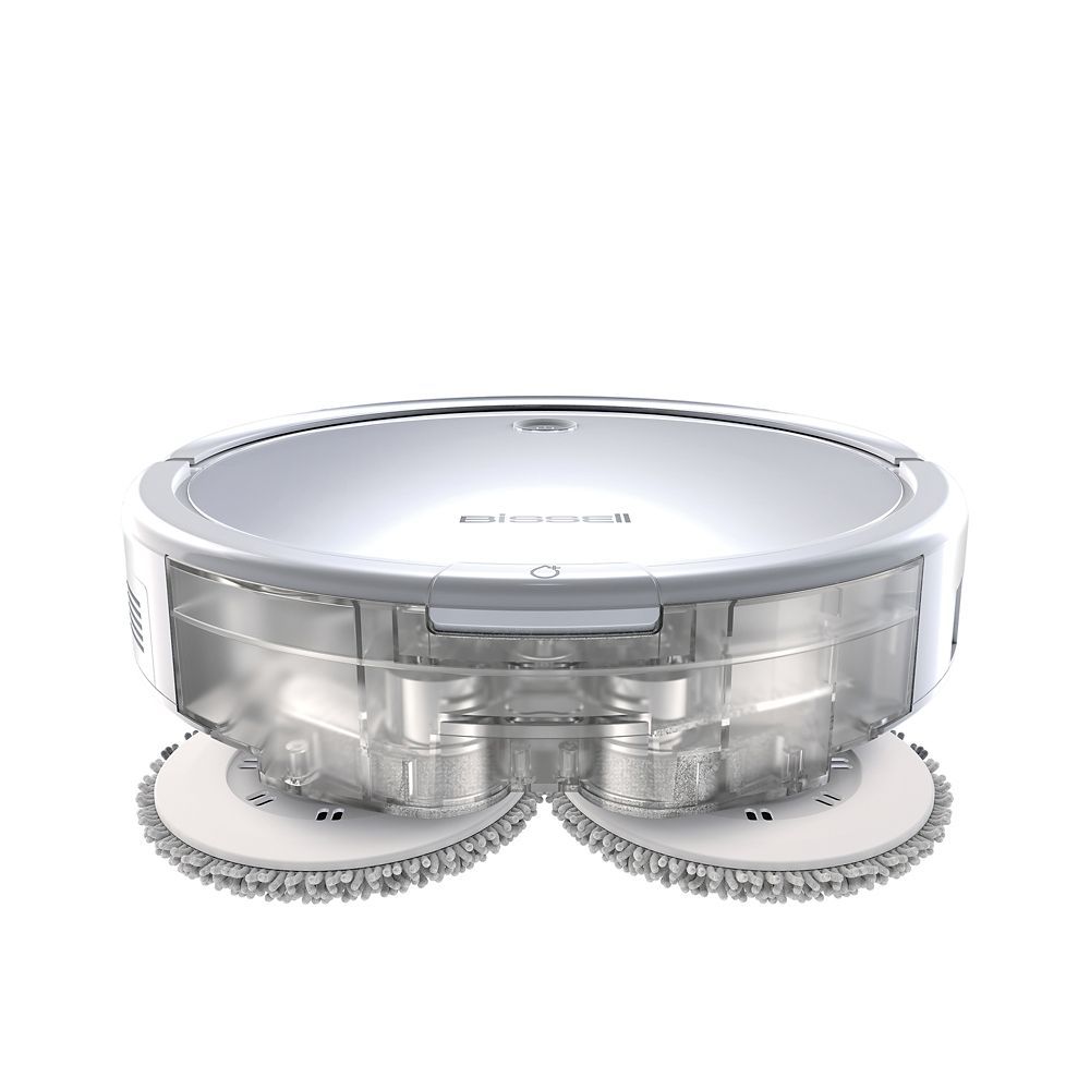BISSELL SpinWave Plus 2in1 Robotic Mop and Vac in Pearl White Vacuum Cleaners