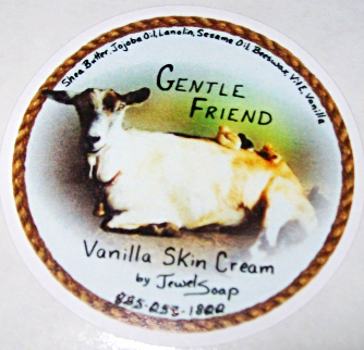 Primary image for Vanilla GENTLE FRIEND moisturizing skin cream, natural face cream, body butter 