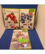 NHL09 ,  NHL12 &amp; fifa soccer 13 - 3 preowned XBOX360 Games - $27.00