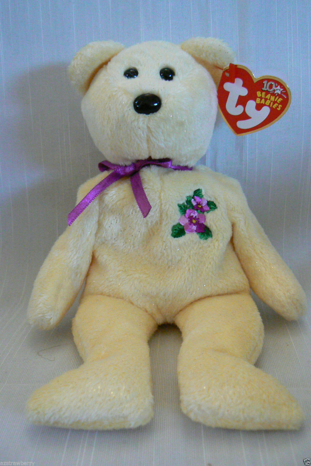 TY Beanie Baby MOTHER Bear 10 yrs 2002 mint NWT Retired $0 shipping
