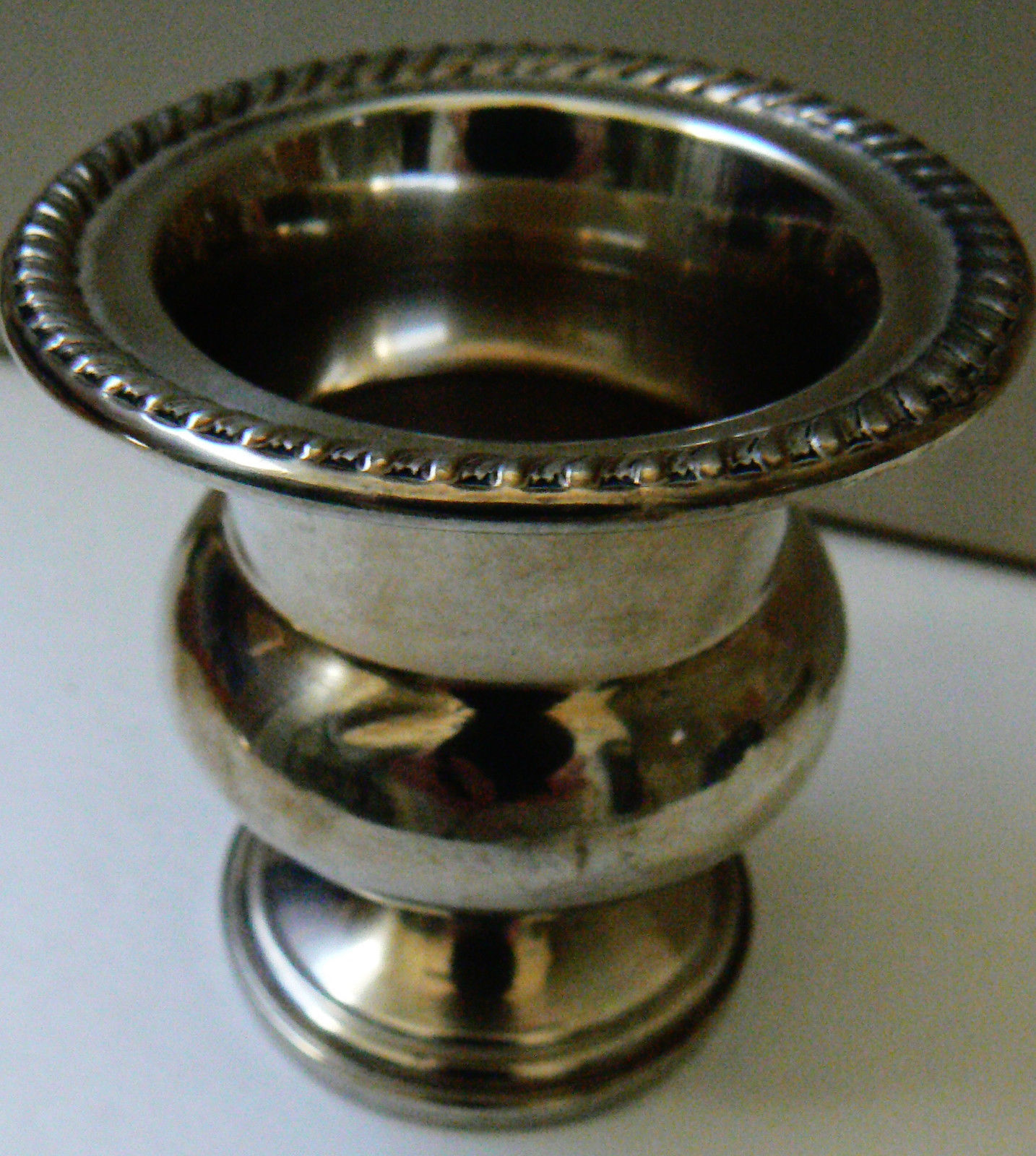 VTG Urn 925 Sterling Silver Tooth Pick Holder Weighted Reinforced