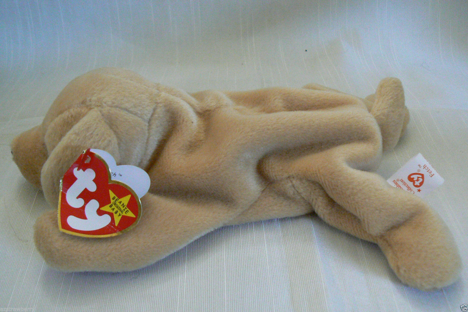 TY Beanie Baby FETCH Dog Feb 4 1997 mint with tag Retired 0 shipping
