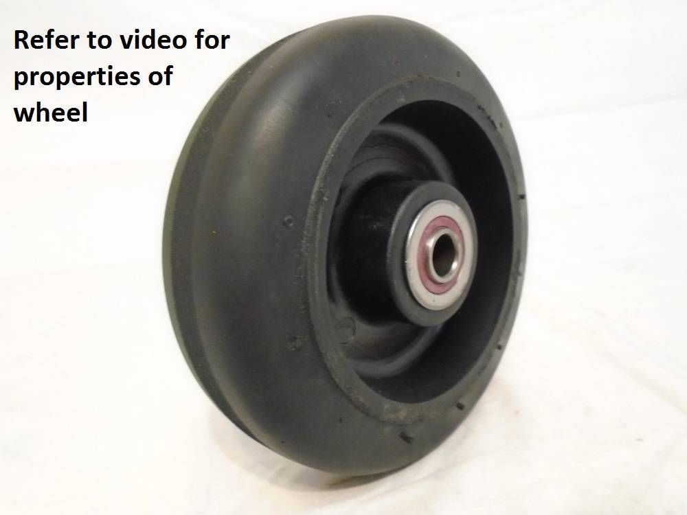 6" x 2" Neoprene Caster Wheel 550lb Capacity each Everything Else