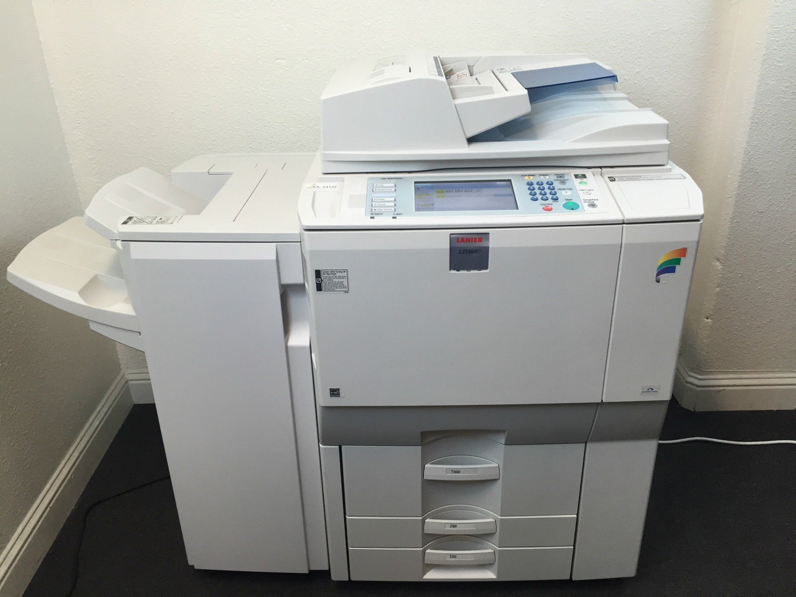 Lanier LD365c Color Copier Printer Scanner Network & Finisher Aficio MP C6501SP Copiers