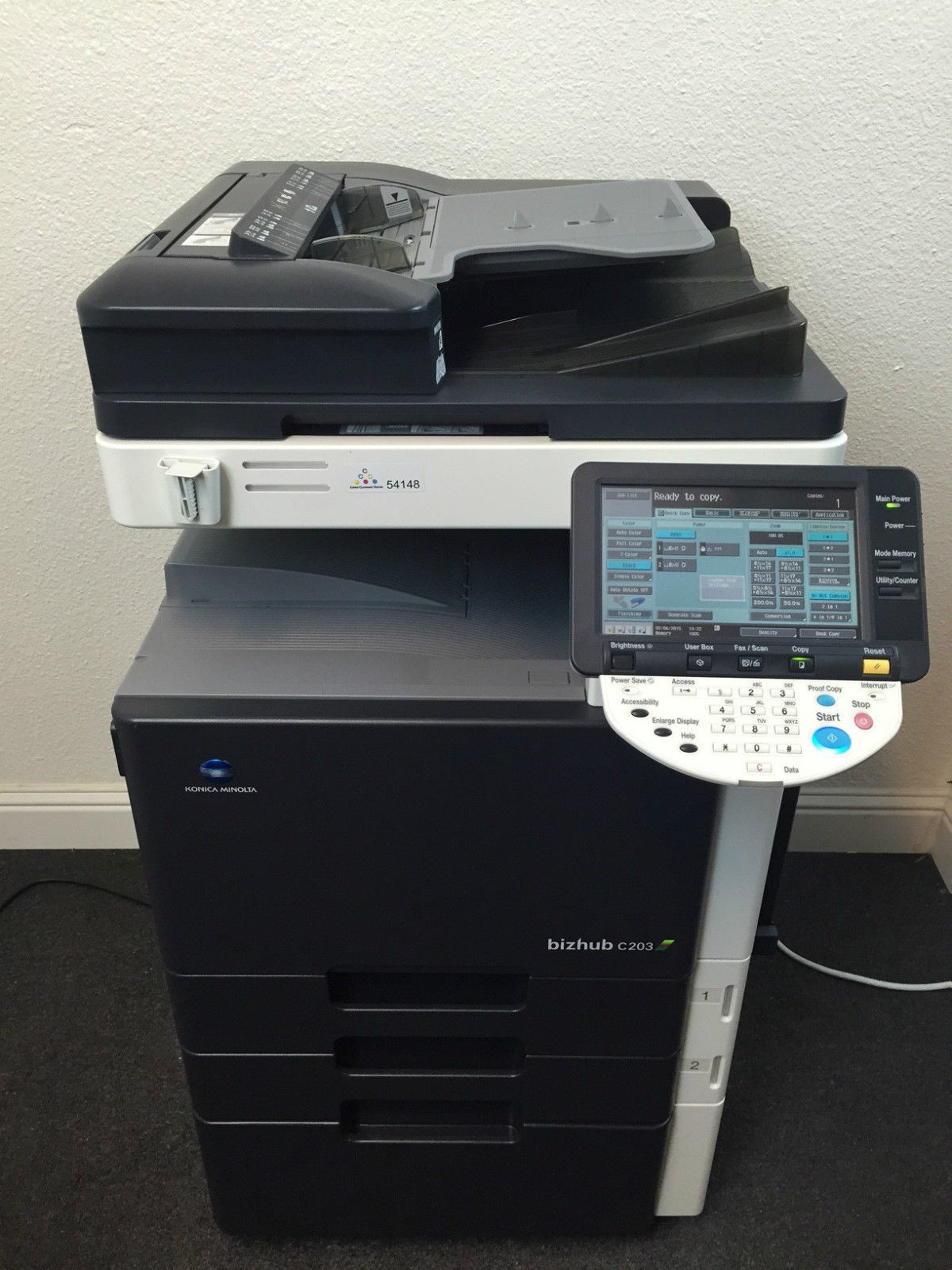 Konica Minolta Bizhub C203 Color Copier Printer Scanner Network Fax LOW ...