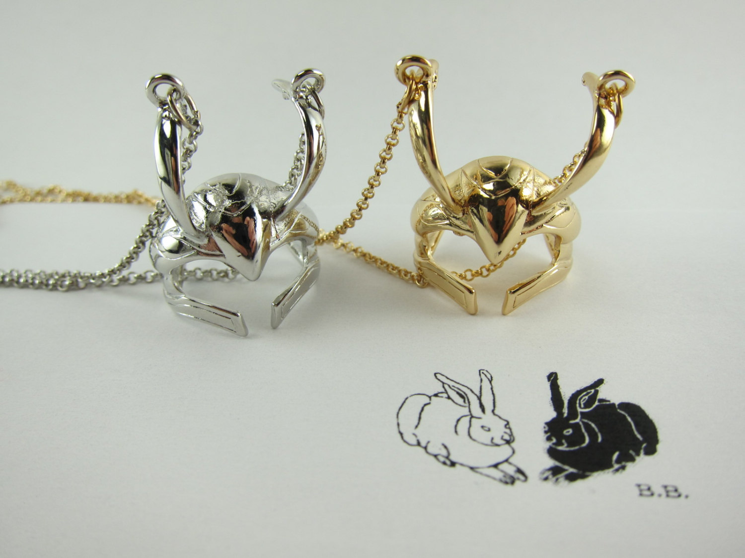 Loki helmet 2 in 1 *Ring and Pendant 