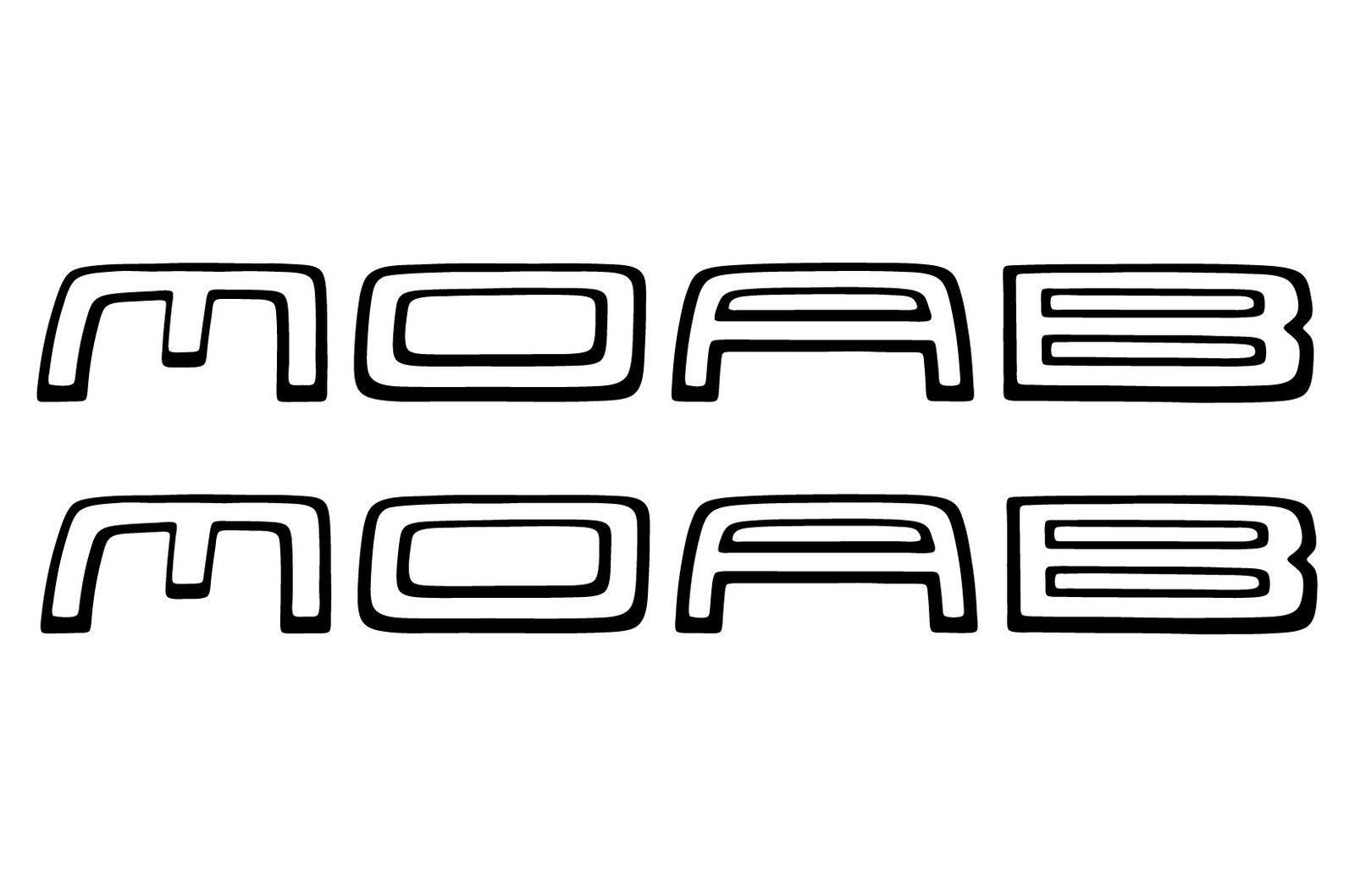 Jeep Wrangler MOAB hood Truck Vinyl Stickers and 50 similar items