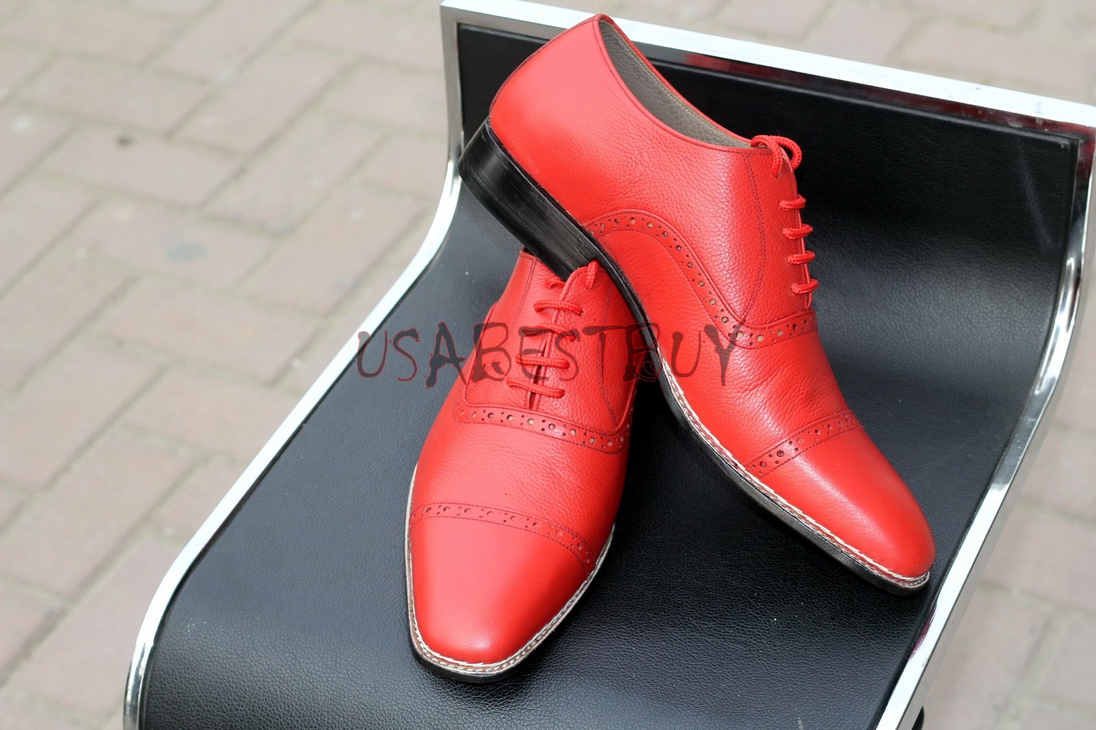 red mens prom shoes