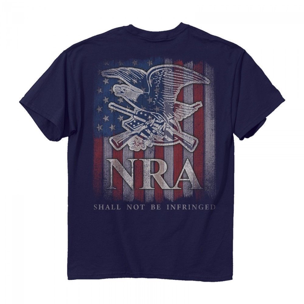 Buck Wear NRA Right to Keep And Bear Arms Eagle USA Flag Guns Mens ...