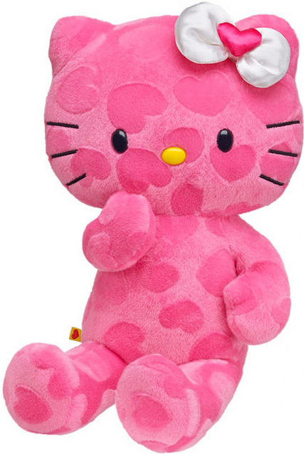 pink build a bear teddy