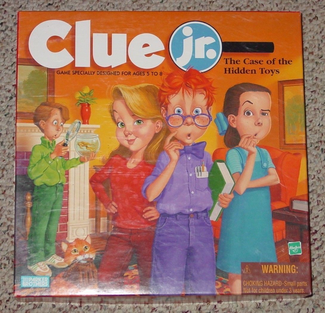 clue-jr-game-case-of-the-hidden-toys-parker-brothers-1999-complete