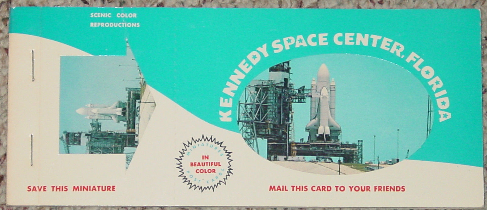 POSTCARD KENNEDY SPACE CENTER FLORIDA SCENIC COLOR