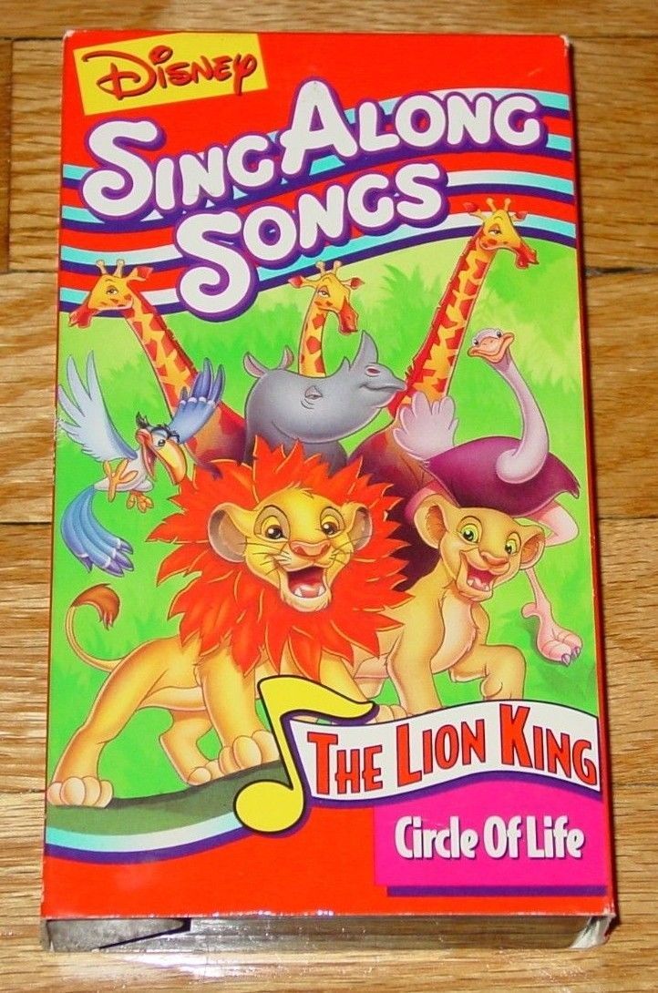 Disney Sing Along Songs The Lion King VHS