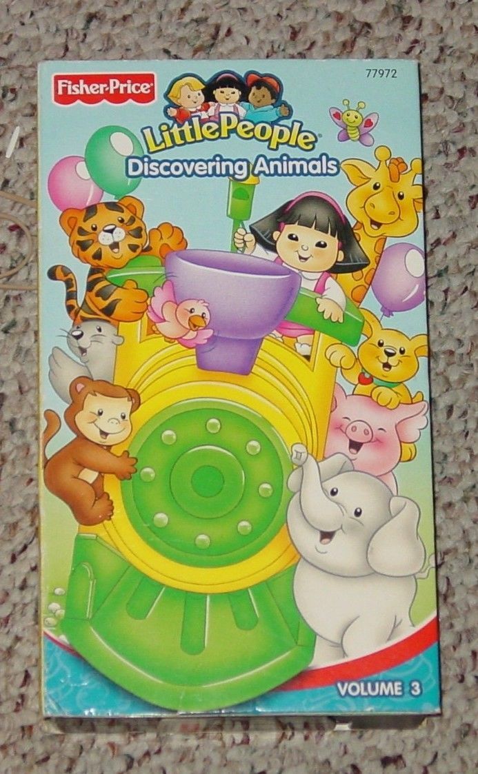 VHS FISHER PRICE LITTLE PEOPLE VIDEO TAPE VOL 3 DISCOVERING ANIMALS VG ...