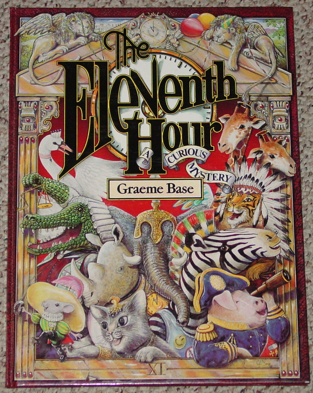 Primary image for BOOK ELEVENTH HOUR BOOK CURIOUS MYSTERY BY GRAEME BASE 1989 SCHOLASTIC CLUB