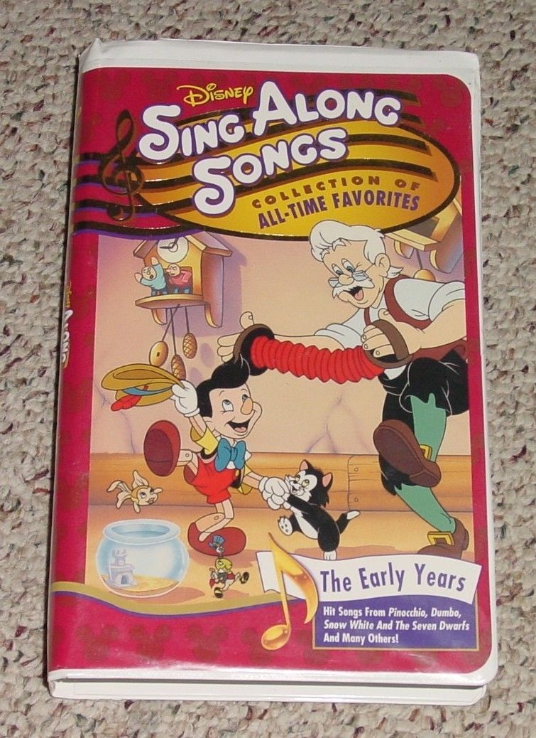 Disneys Sing Along Songs Collection Of All Time Favorites The Early 