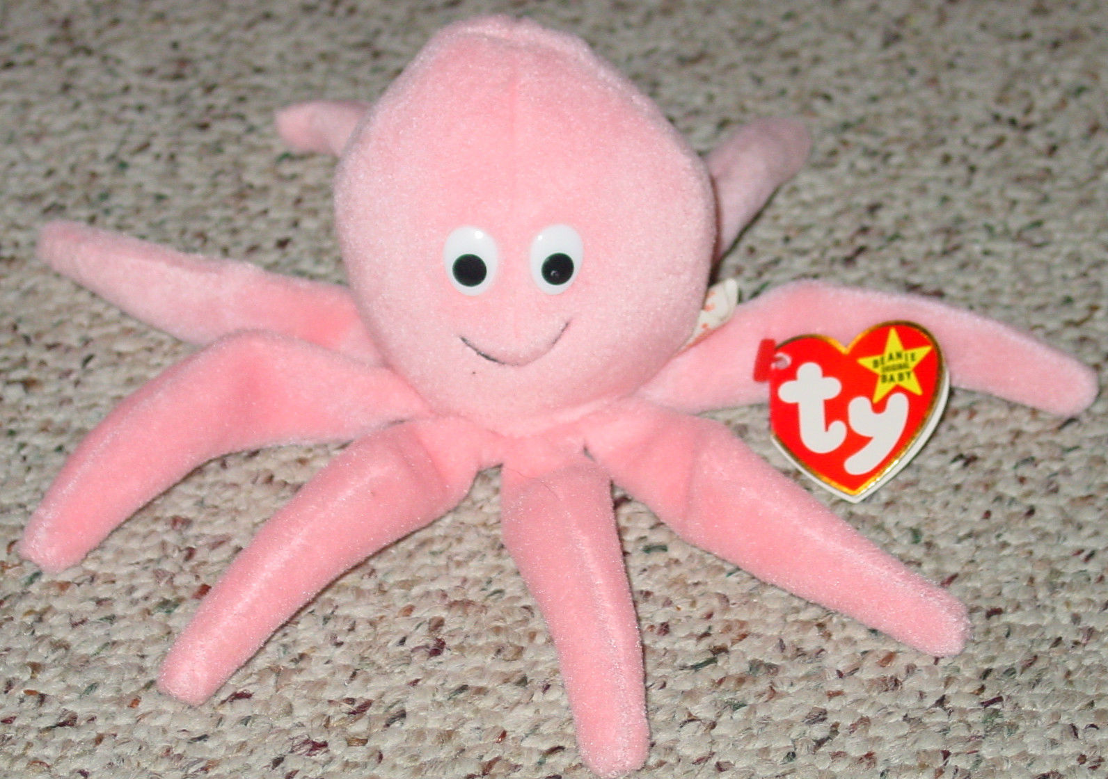 TY BEANIE BABY INKY OCTOPUS beanbag 1993 PVC GENERATION 4 4028 Other