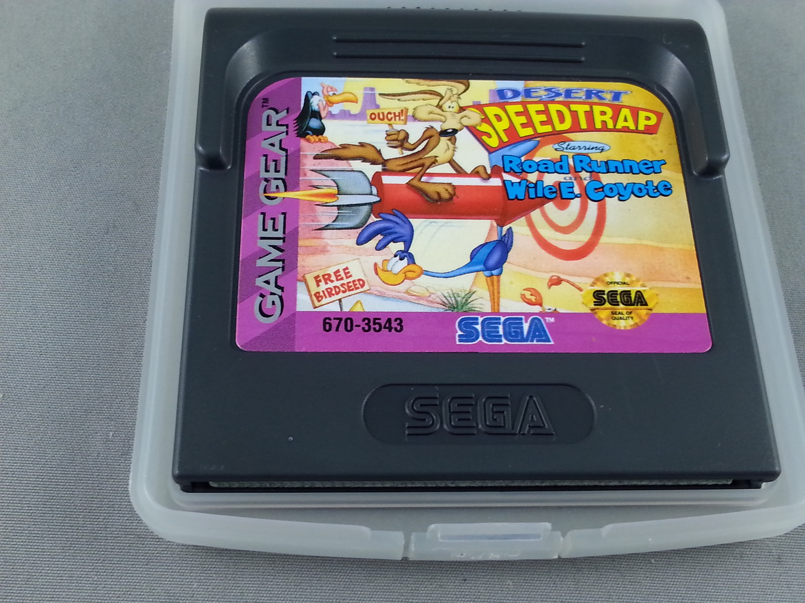 Tested and Working - Sega Game Gear - Desert Speed Trap - Road Runner ...