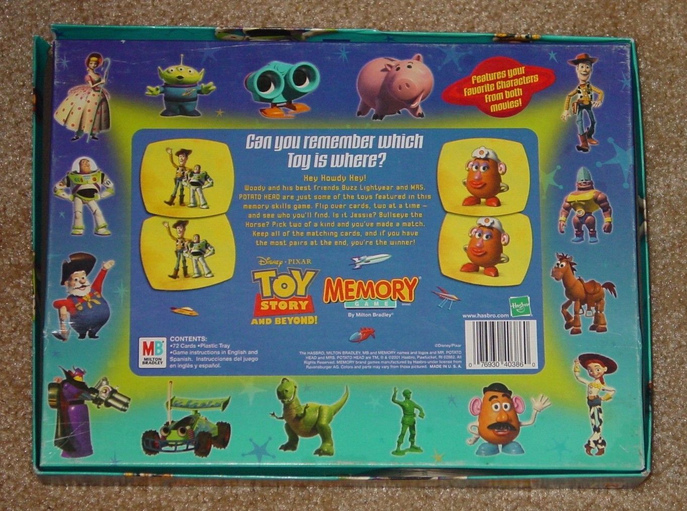 memory game toy story