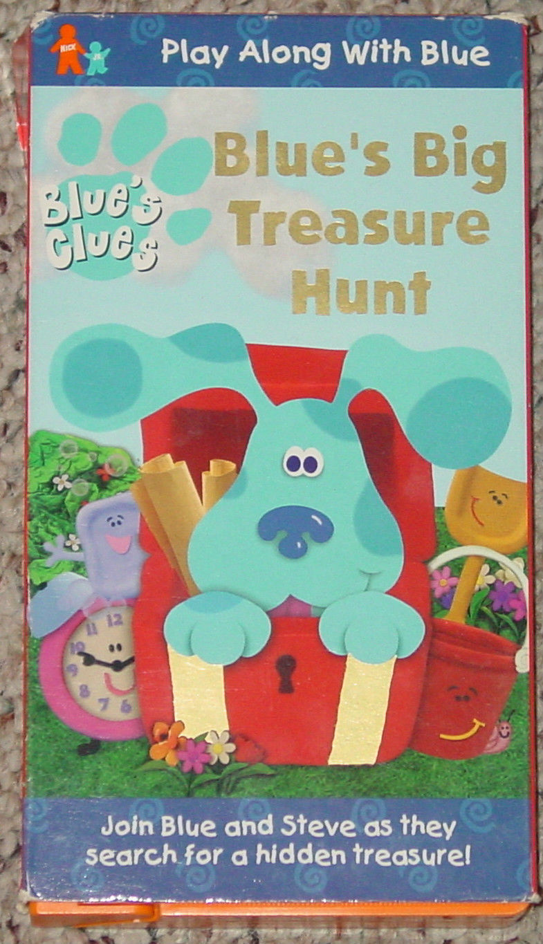 Blue S Clues Blue S Big Treasure Hunt Vhs Nick Jr Nickelodeon | My XXX ...