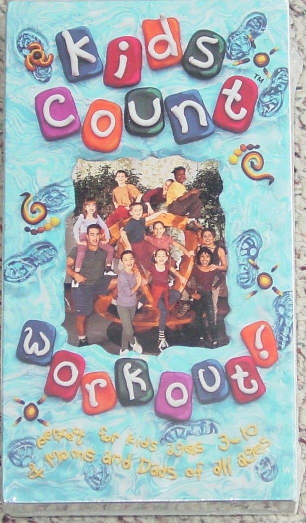 VHS KIDS COUNT WORKOUT VIDEO TAPE & HOME CASSETTE VOL 1 NEW FACTORY SEALED VHS Tapes