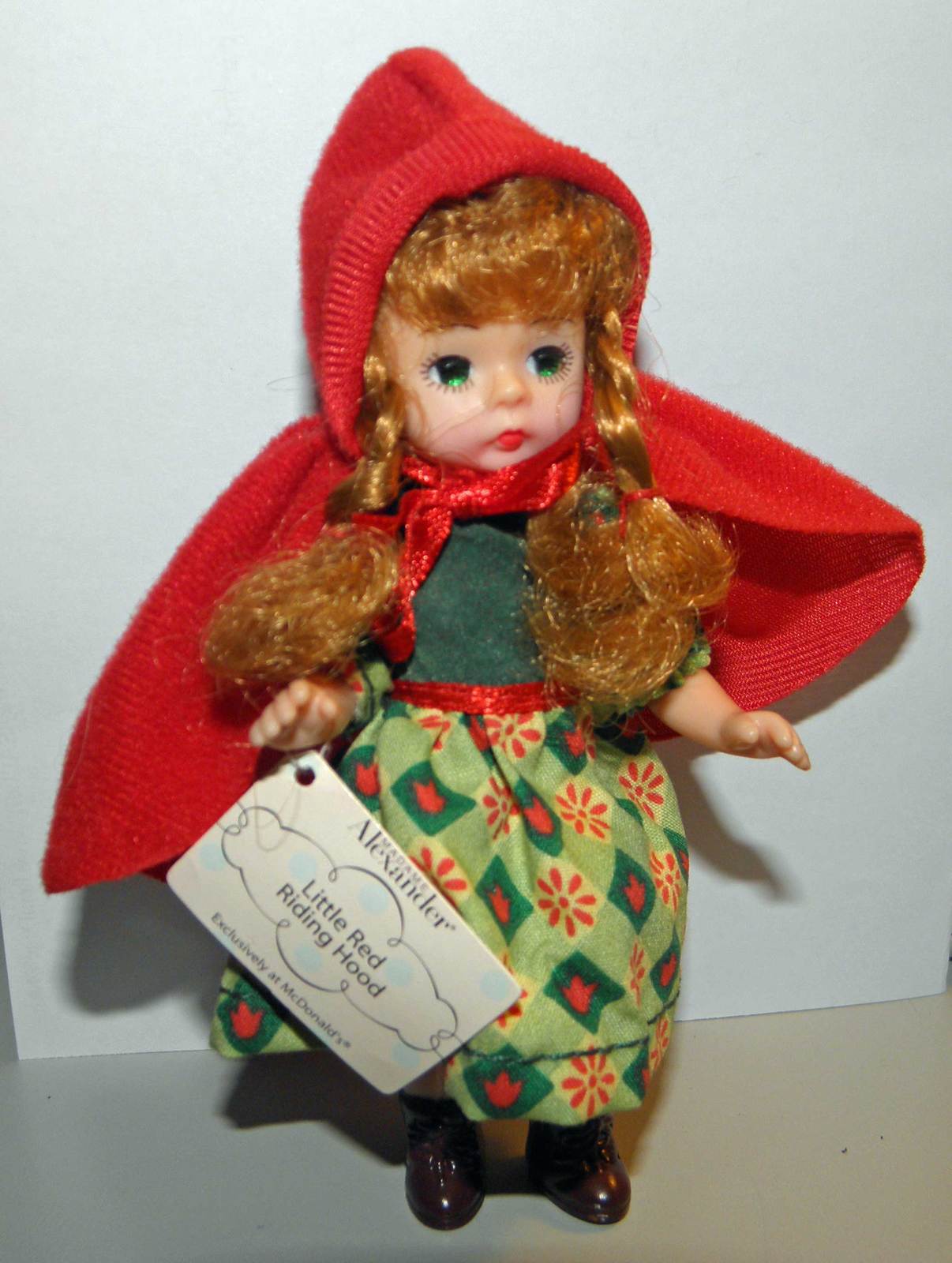 2002 Mcdonalds Madame Alexander Happy Meal Little Red Riding Hood Doll Fast Food 