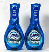2 Bottles Dawn Ultra 16 Oz Platinum Powerwash Fresh Scent Dish Spray Wipe Rinse