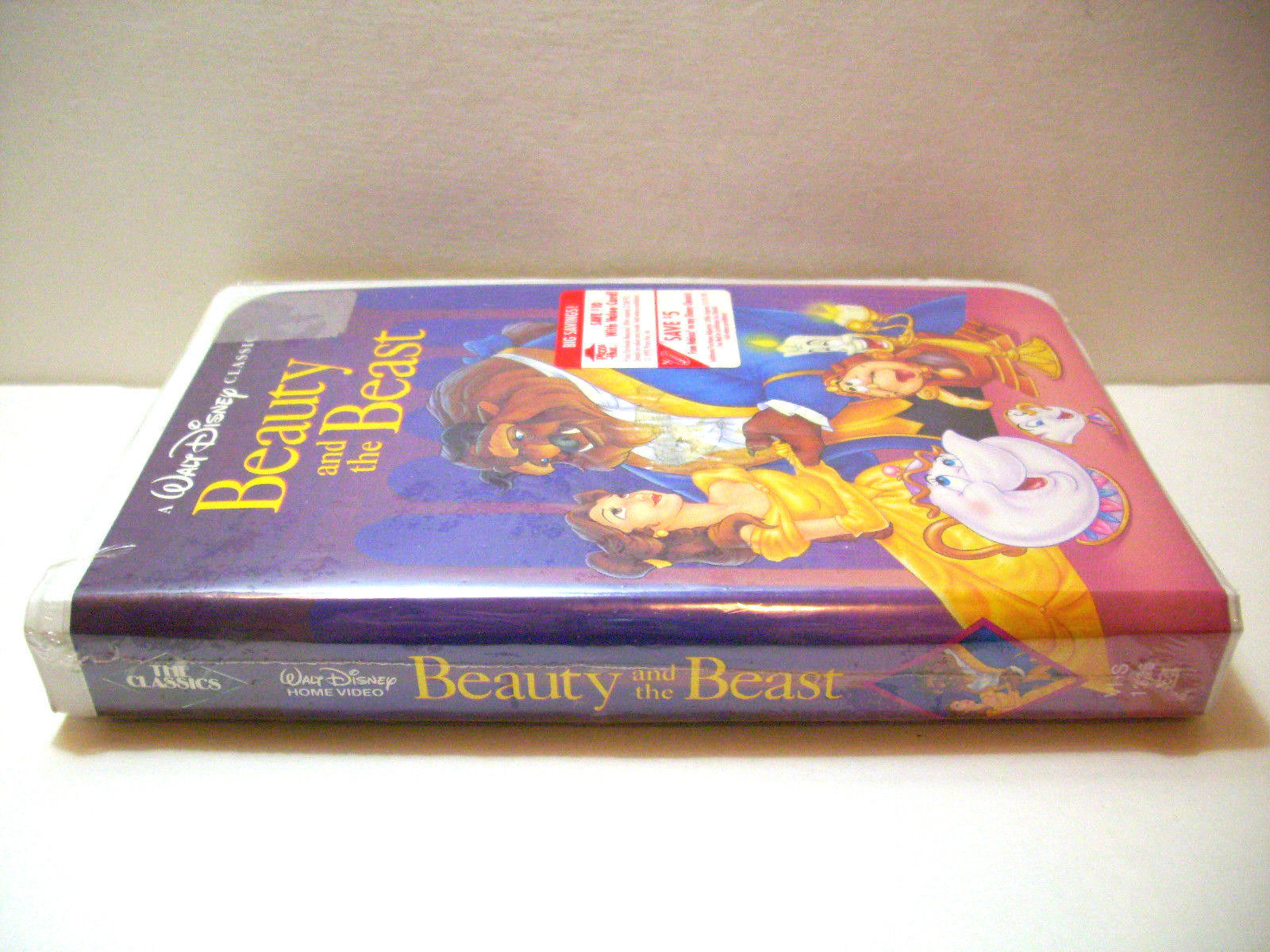 Beauty and the Beast VHS 1992 DISNEY BLACK DIAMOND CLASSIC FACTORY