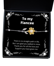 To my Fiancee, No straight path in life - Sunflower Bracelet. Model 64042  - $39.95